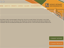 Tablet Screenshot of ninohomes.com